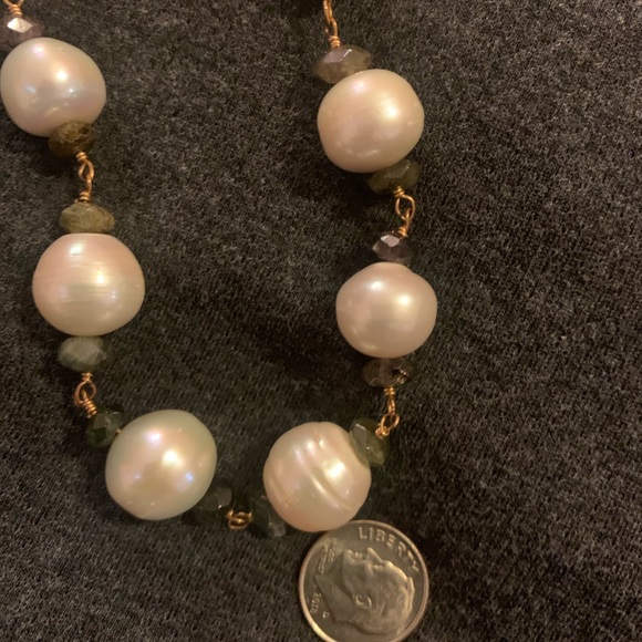 Authentic frshwater pearl necklace - Picture 6 of 9